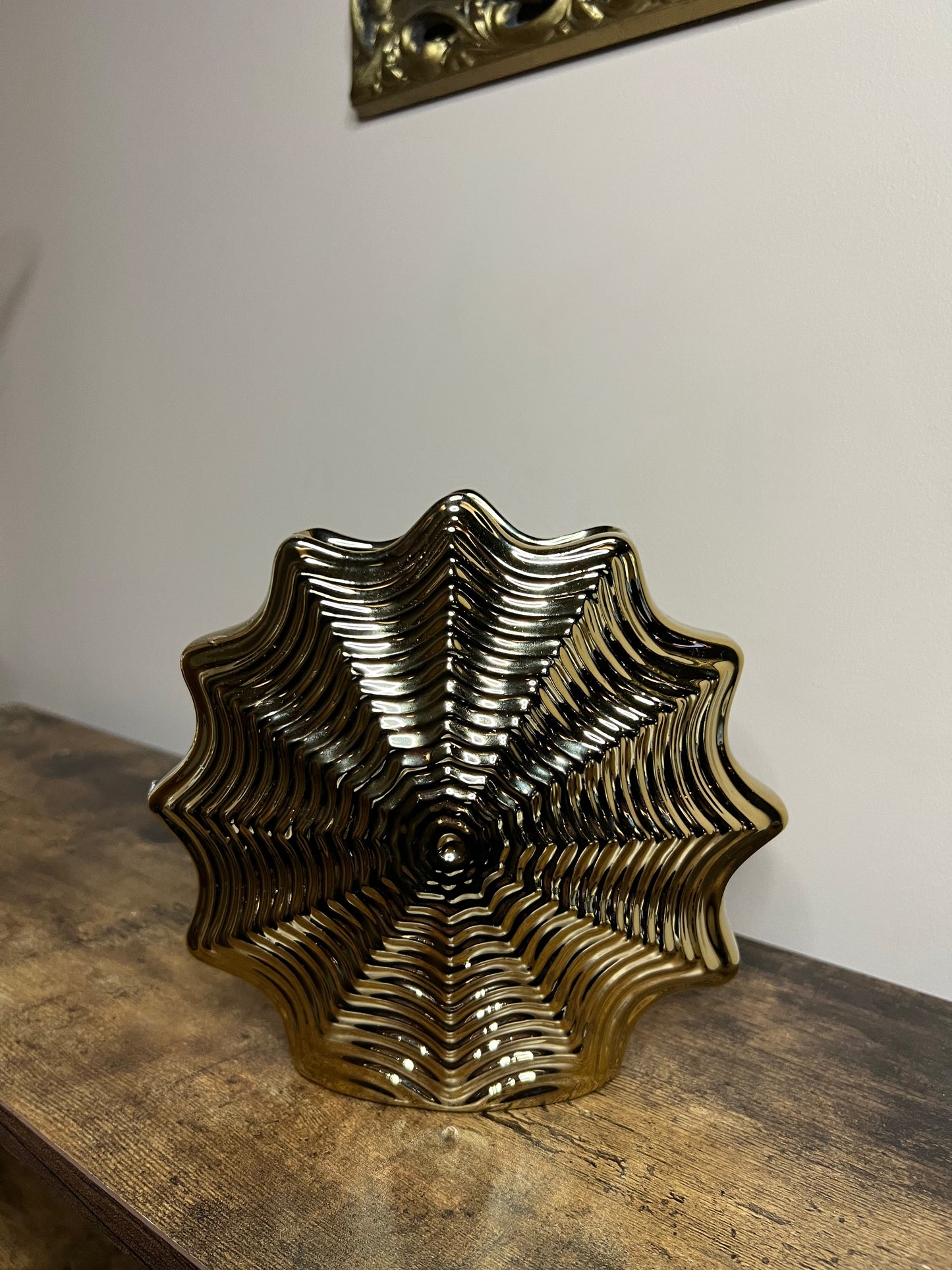 Gold Shell Vase