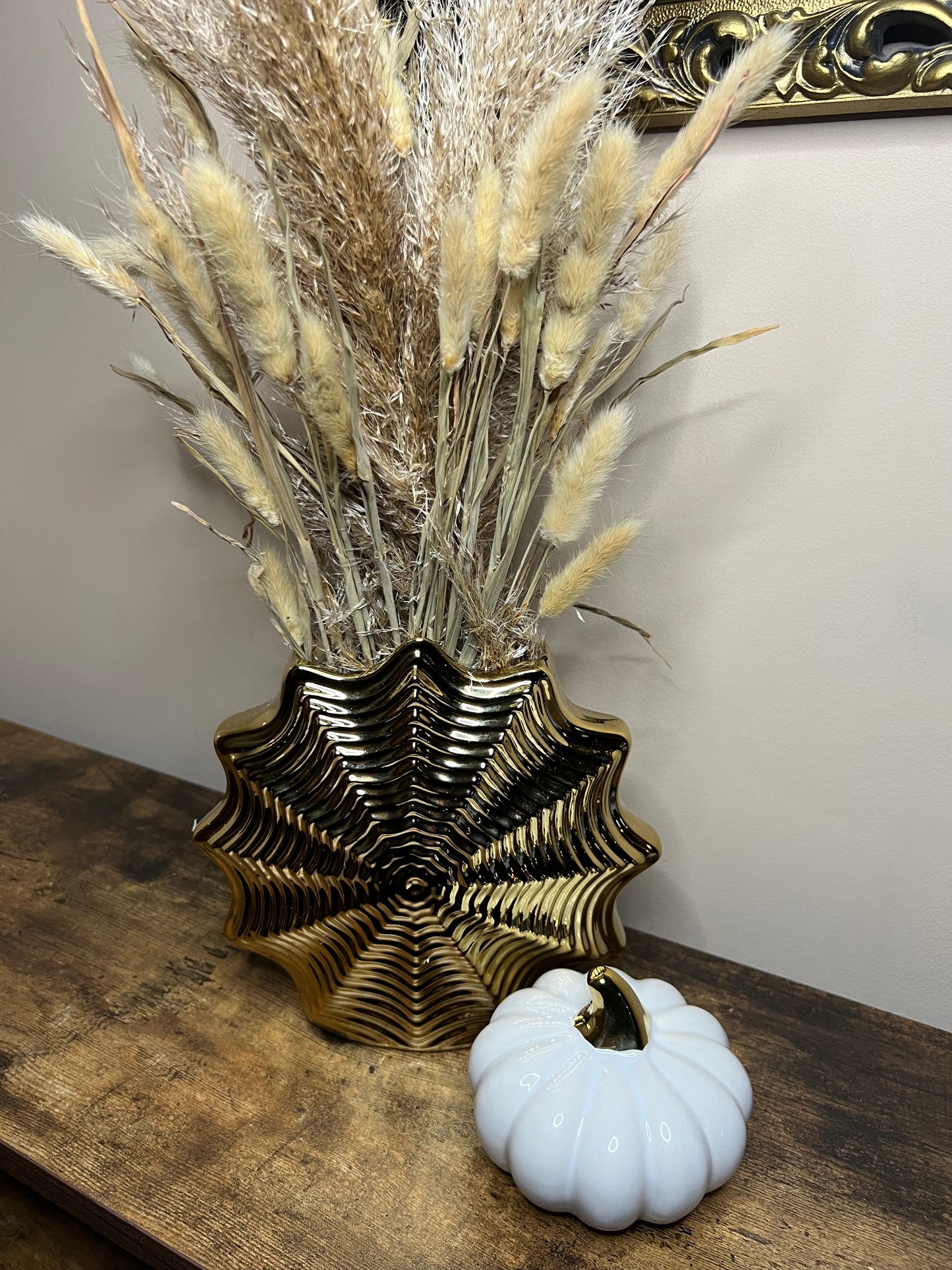 Gold Shell Vase